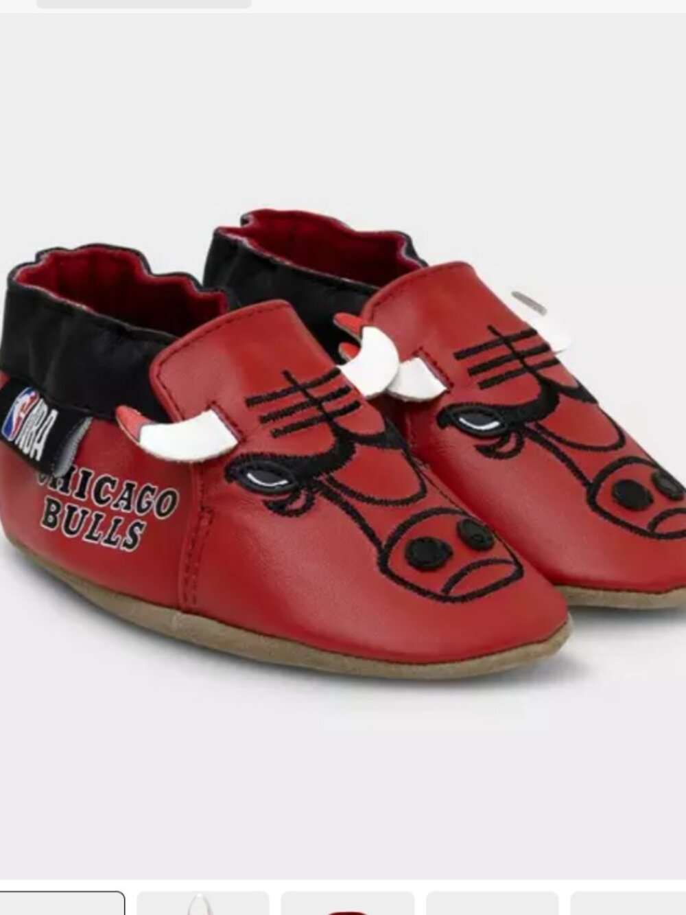 NWT Robeez Chicago Bulls Baby Shoes - NBA Soft Sole Casual Shoes